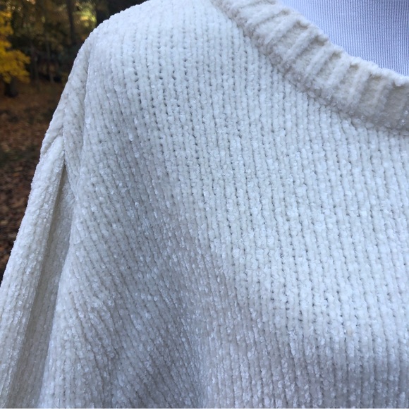 Max Studio Cream Chenille Sweater - Picture 3 of 6
